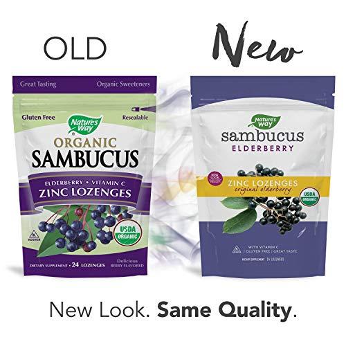Kẹo ngậm Sambucus hữu cơ Nature's Way