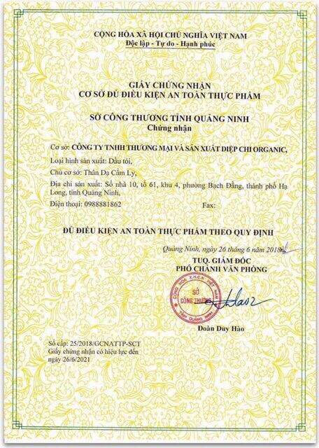 Dầu tỏi Diệp Chi Gold