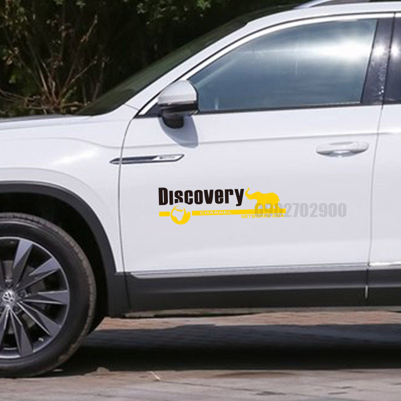 Bộ 2 tem decal DISCOVERY NETWORK ASIA