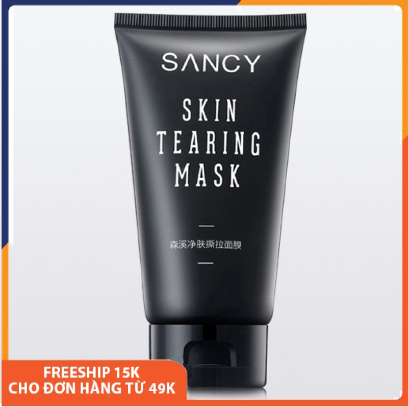 Mặt nạ lột mụn đầu đen cho nam SANCY làm sạch mụn đầu đen, đầu trắng, mụn cám, sạch sâu nhẹ nhàng, dưỡng ẩm làm trắng, se khít lỗ chân lông, làm sáng da, mặt nạ lột mụn đầu đen mũi dành cho nam giới 80g Melystore DNT110005 giá r