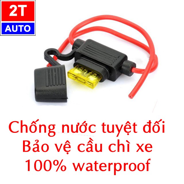 THANH LÝ GẤP- CHÂN ĐẾ HỘP NẮP CẮM CẦU CHÌ DÙNG CHO Ô TÔ XE HƠI XE MÁY CHỐNG NƯỚC TUYỆT ĐỐI