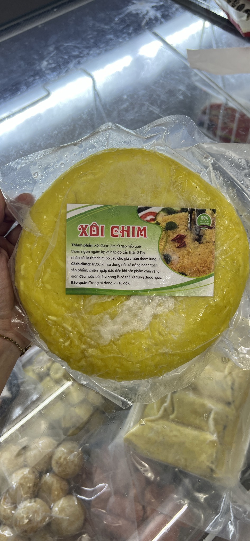 Xôi chim chiên giòn 700g