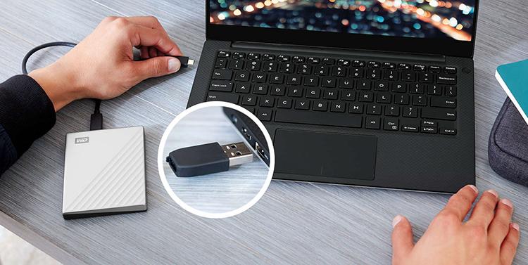 [HCM][Trả góp 0%] Ổ Cứng Di Động My Passport Ultra 2-4TB USB type C