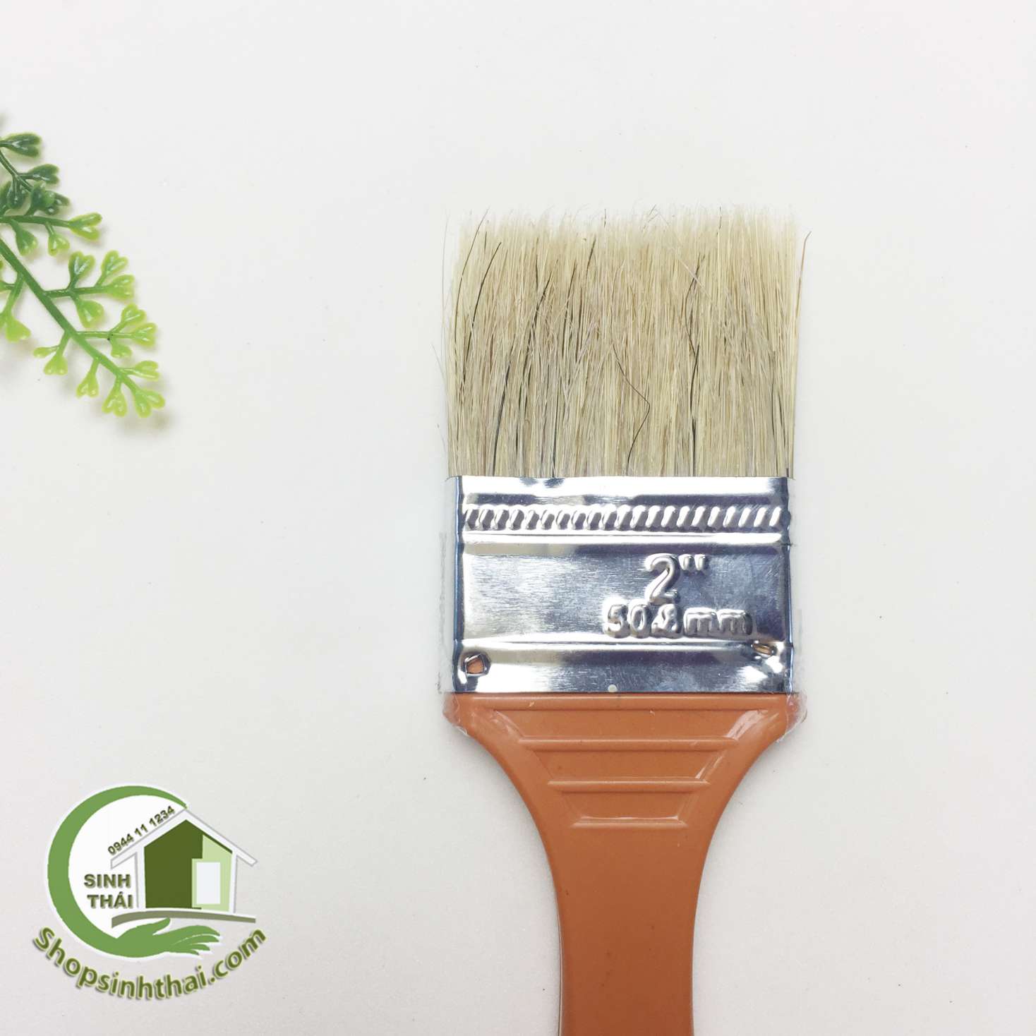 [HCM]Cây cọ quét sơn - chổi quét sơn lông vàng 2 phân