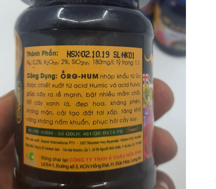 ORG-HUM ra rễ cực nhanh, mầm khỏe