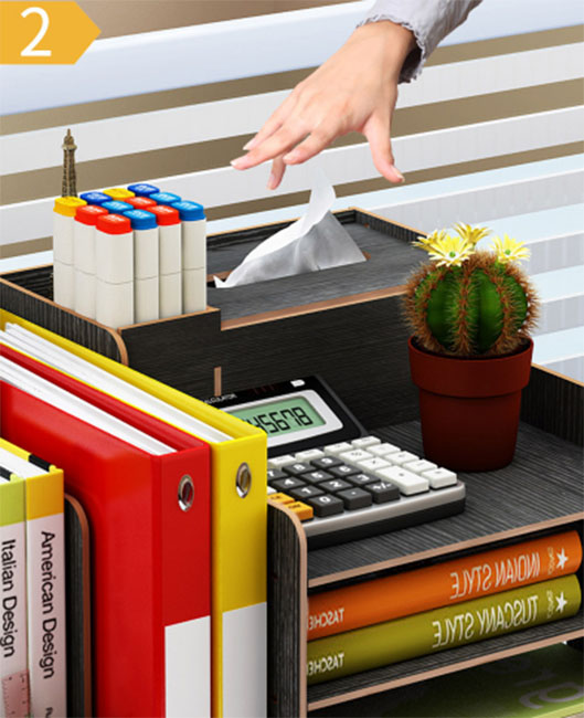 KỆ ĐỂ SÁCH GỖ ĐỂ BÀN CAO CẤP