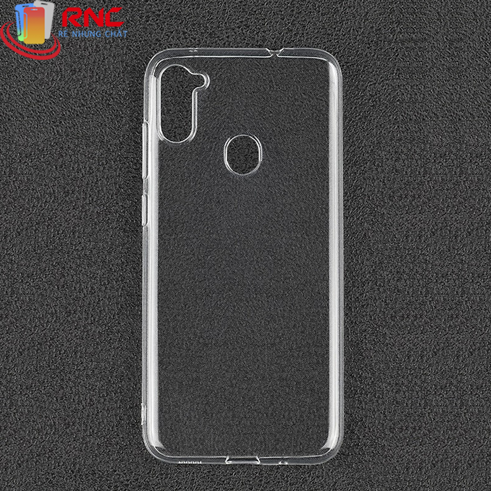 [HCM]Ốp lưng Samsung A11 Silicone dẻo trong suốt cao cấp (hàng xịn)