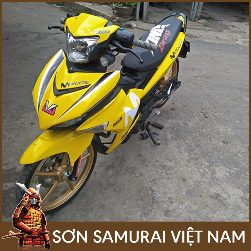Sơn samurai vàng - Chai sơn màu vàng 1728 sơn xịt samurai