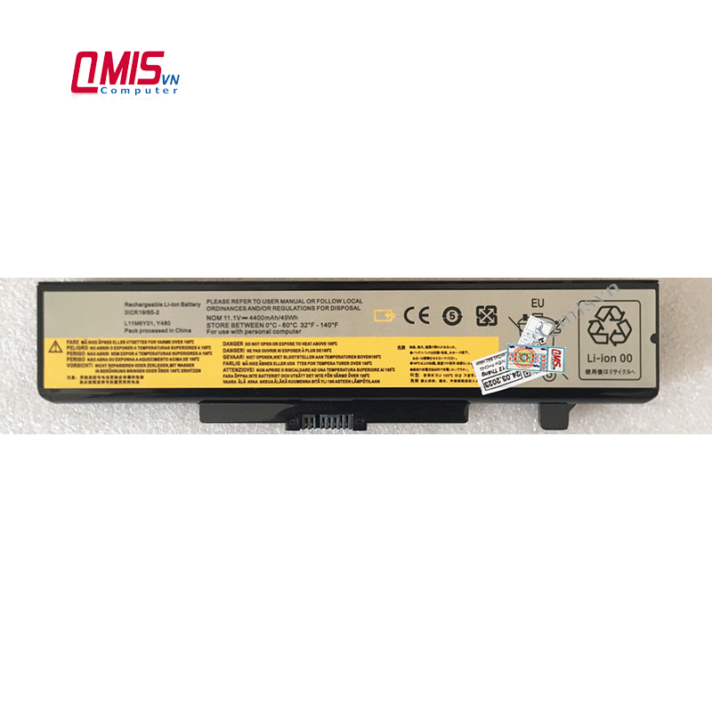 Pin laptop lenovo ideapad g400 g410 g480 g485 g500 g505 g510 g580 g585 v480, ideapad y470 y480 y470 y580 z580 z585, edge e430 e435 e440 e530 e535 e540, l11m6y01 l11s6f01 – g480 – 6 cell