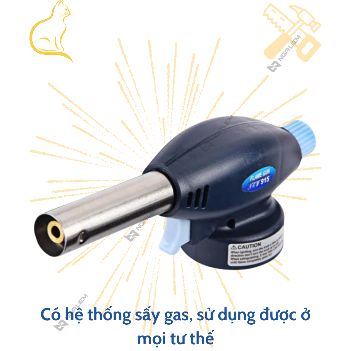 Khò Ga Multi Purpose Torch Flame No.915 King Tools [Hàng Giá Siêu Tốt]