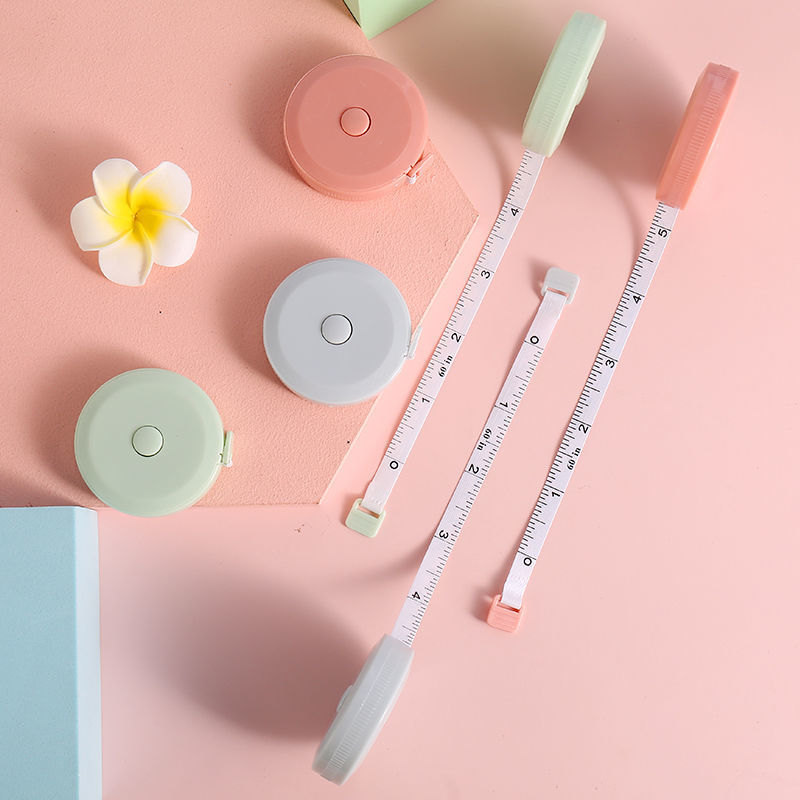 Thước Dây Rút Tự Động Mini 1.5m Màu Pastel