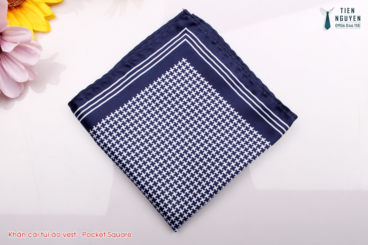 Khăn cài túi áo vest - Pocket Square - phụ kiện cài áo vest