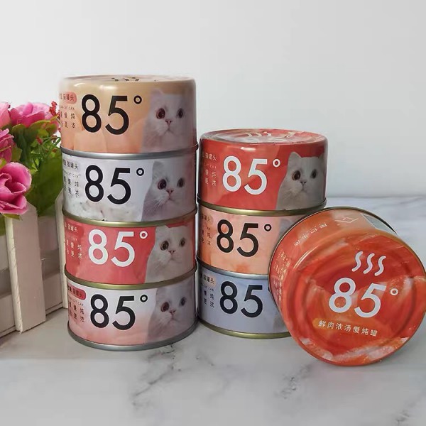 Pate Furry Tail 85 độ dạng lon dành cho mèo 85G