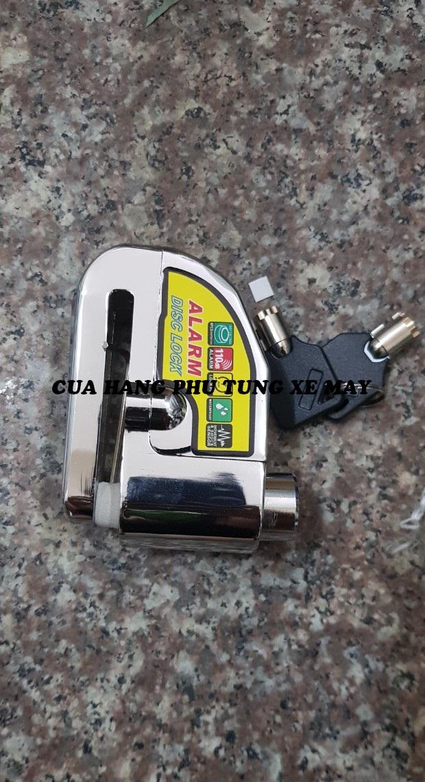 Khóa đĩa xe máy có kèn hú cao cấp