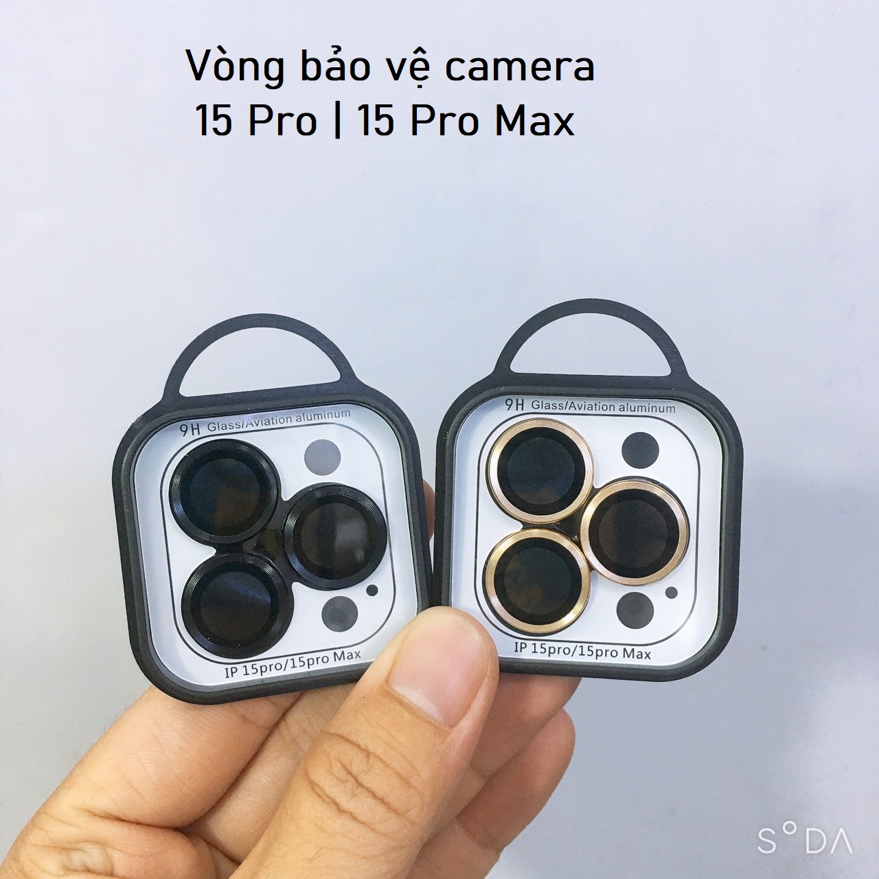 Dán vòng camera iPhone 15 Pro | 15 Pro Max bảo vệ camera( vòng kim loại) cao cấp