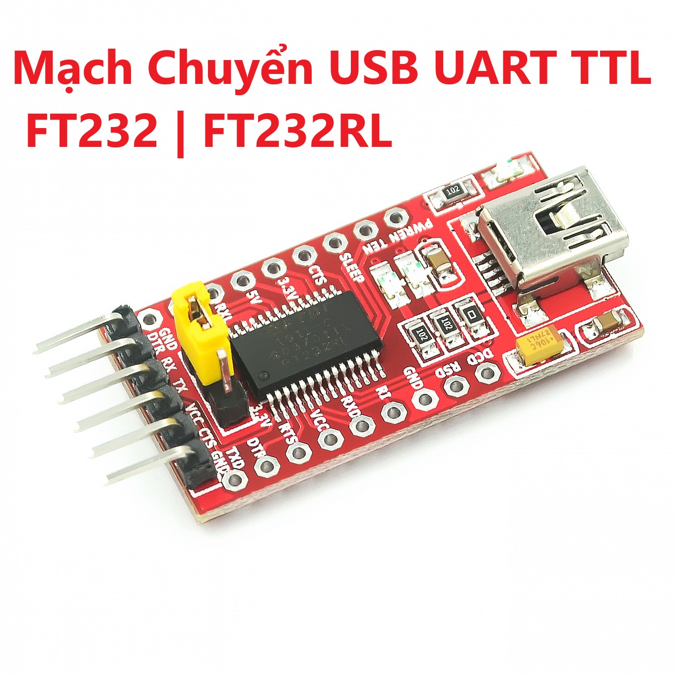 USB Uart Ttl Ft232 Converter Circuit | Ft232Rl