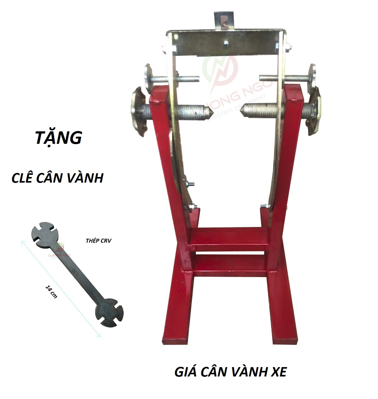 GIÁ CÂN VÀNH XE MÁY ( TẶNG KÈM CLÊ CÂN VÀNH )