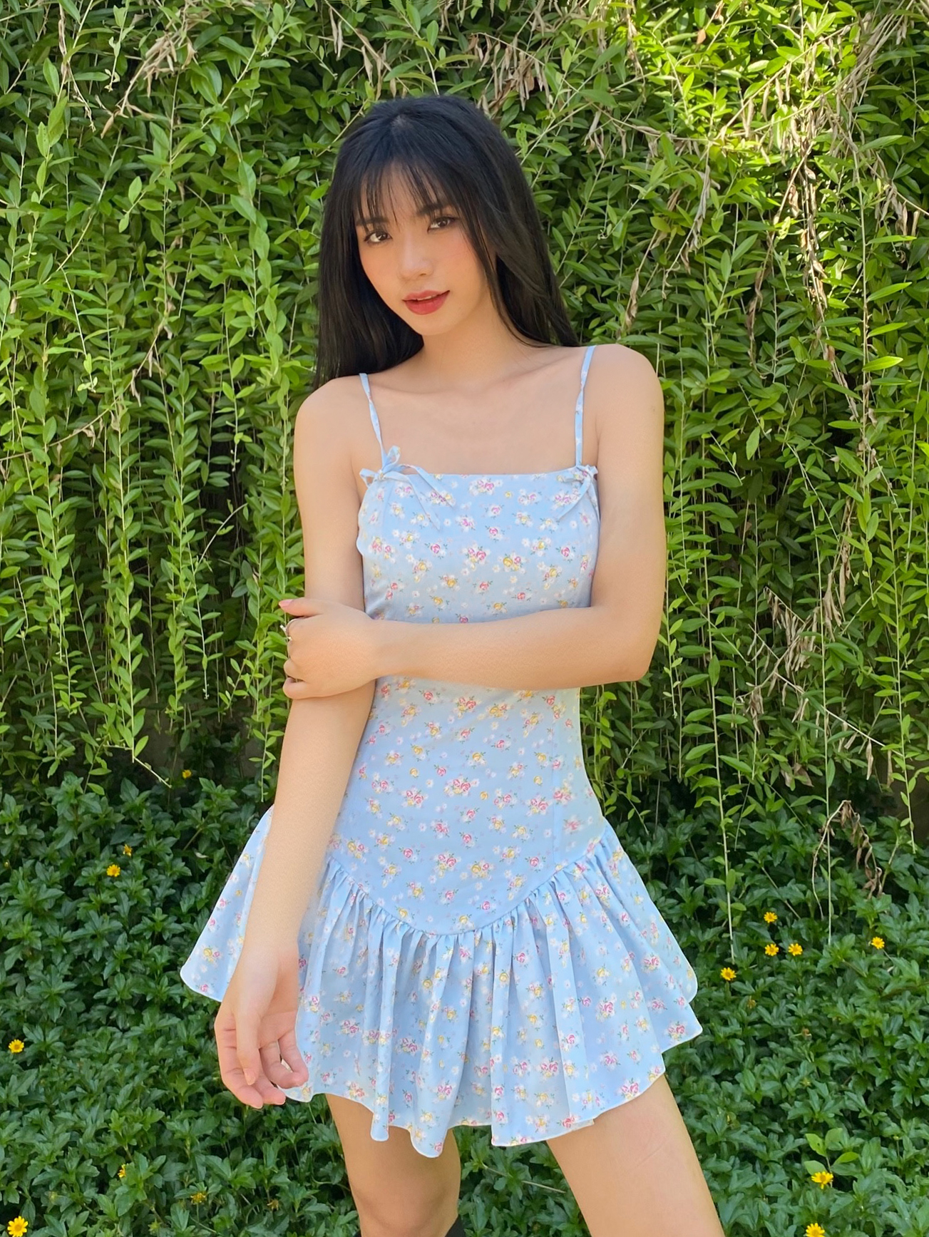 DALLA Đầm đuôi cá hoa nhí (D10)