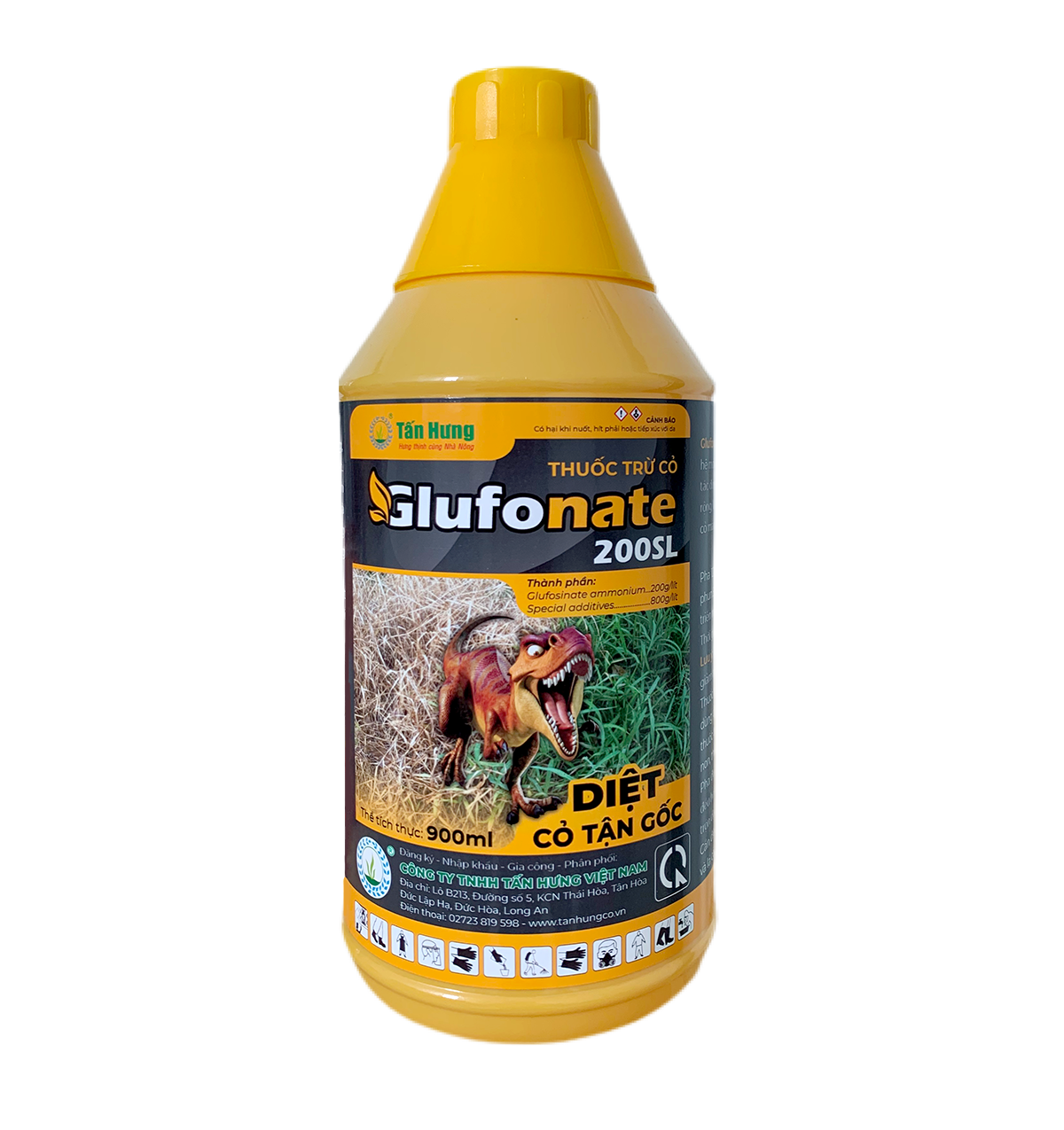 Thuốc trừ cỏ Glufonate 200SL (chai 900ml - Can 4,5L) diệt cỏ tận gốc