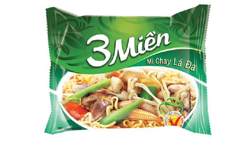 Thùng mì 3 Miền chay lá đa