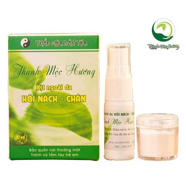 Xịt khử mùi Hôi nách hôi chân tay Thanh Mộc Hương