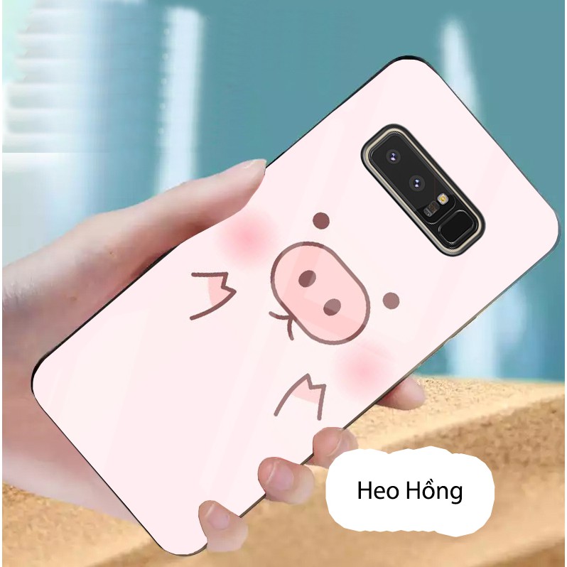 Ốp SAMSUNG NOTE 8 mặt kính gương bóng