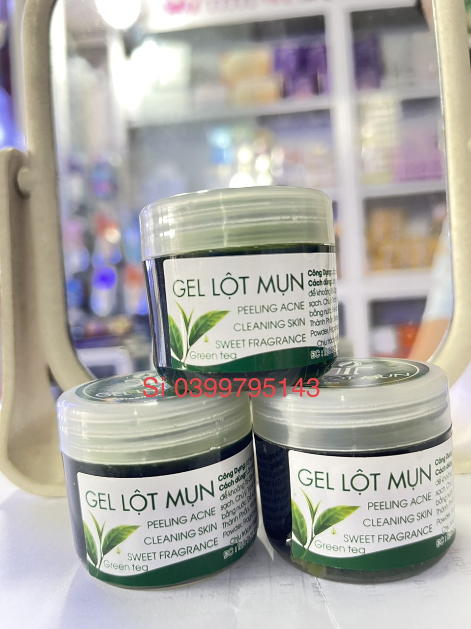 Gel lột mụn trà xanh