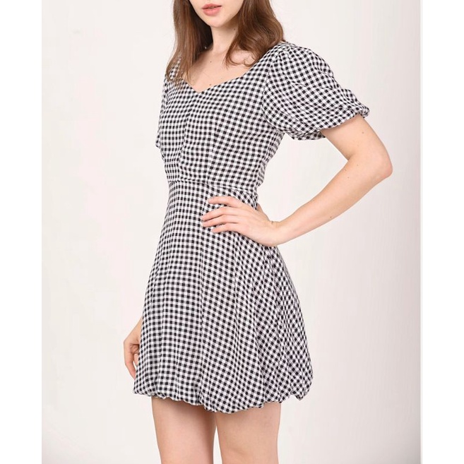 Đầm Topshop kẻ caro