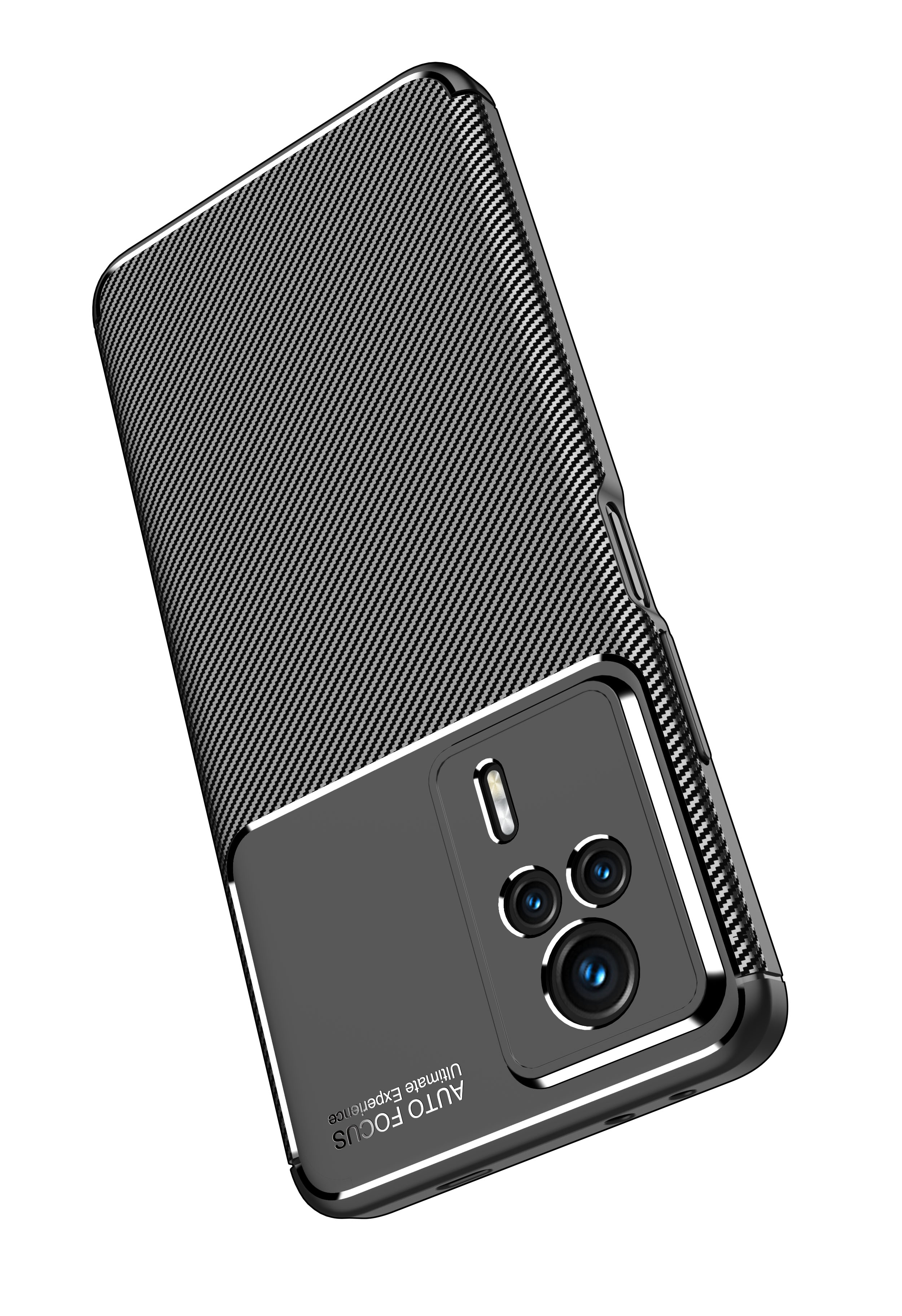 Ốp lưng Redmi K60E chống sốc vân rằn ri hiệu Auto Focus cao cấp