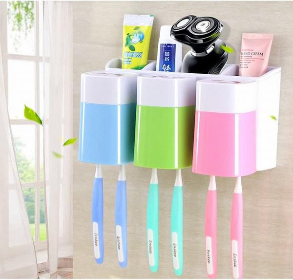 Bộ cắm chải 3 cốc Ecoco kèm nhả kem cao cấp