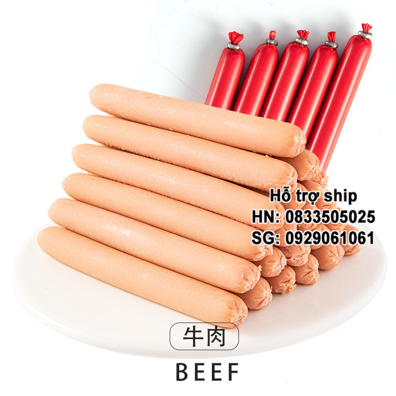 Hanpet - Thức ăn chó mèo Xuxi- Xúc xích chó mèo có thể ăn liền đồ ăn vặt chó mỗi cây 15gr thức ăn cho chó kiểu bánh thưởng