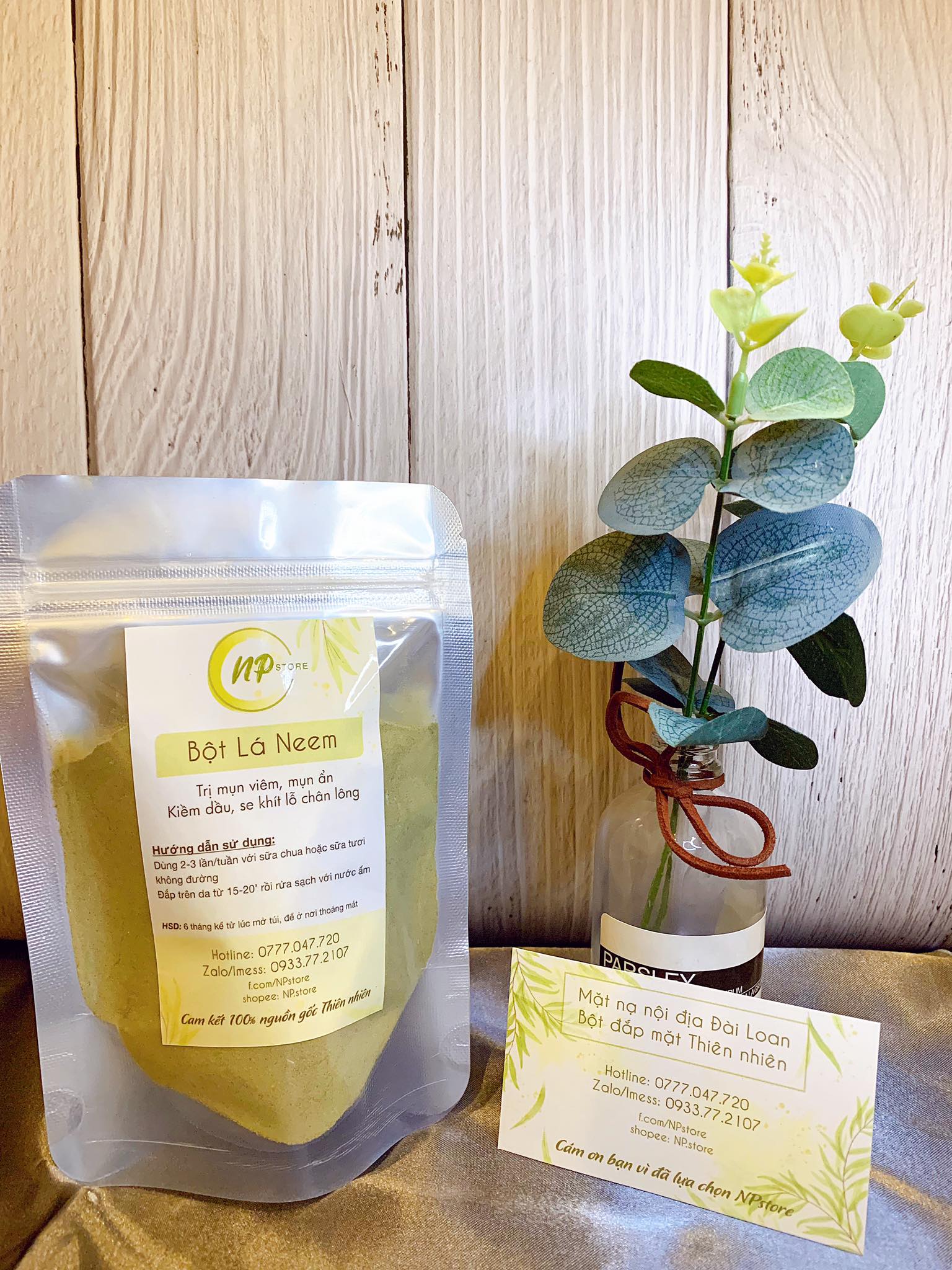 Bột Lá Neem Ấn Độ nguyên chất 50-100gr