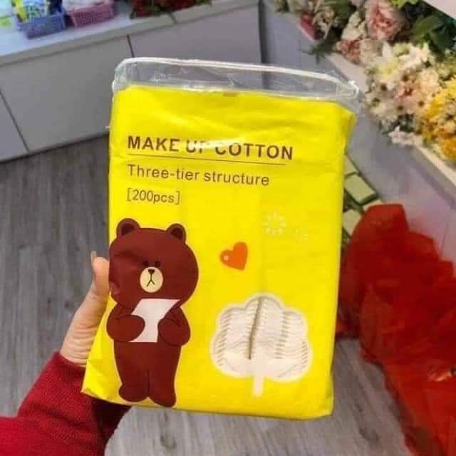 Bông tẩy trang gấu, vịt, thỏ