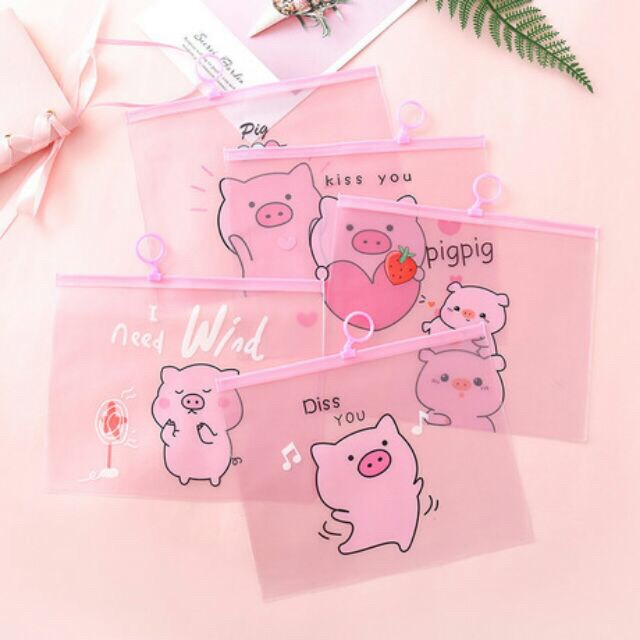 [HCM]TÚI ĐỰNG BÚT HÌNH HEO MỚI