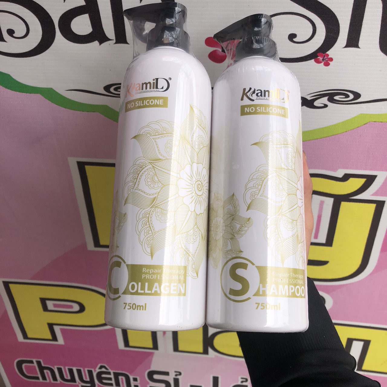Dầu gội dầu xả kami Collagen