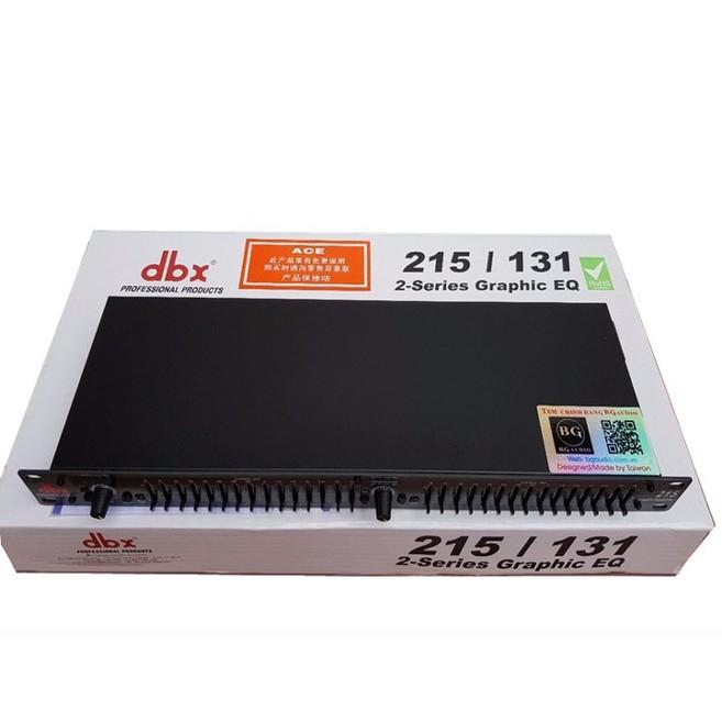 Lọc xì equalizer dbx 215 -TẶNG 2 dây canon