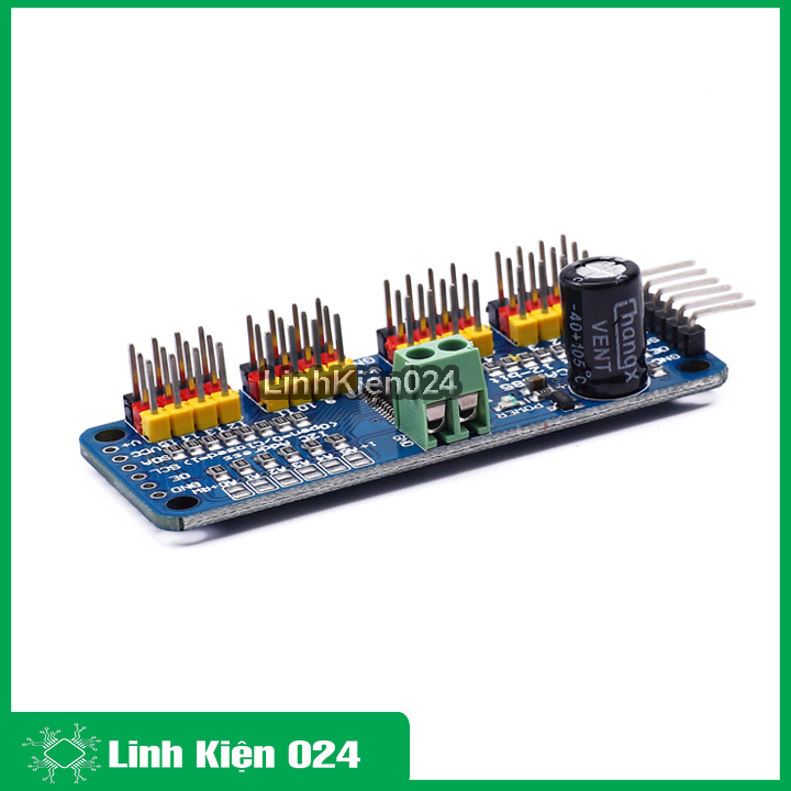 Mạch điều khiển servo/pwm 16 kênh i2c pca9685 dễ dàng kết nối và sử dụng