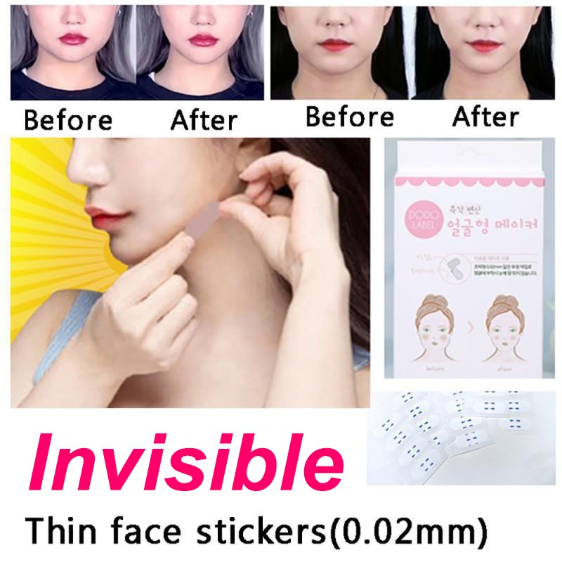 Miếng dán mặt thon gọn Vline Dodo Label tặng 01 lọ chuốt tóc con