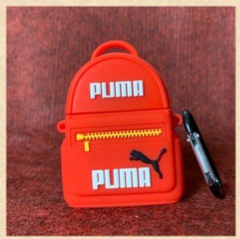 ☘️Tặng kèm móc treo☘️Case Airpod 1 2- Vỏ bao bọc Balo Puma Cover đựng tai nghe không dây Airpods túi con báo đen