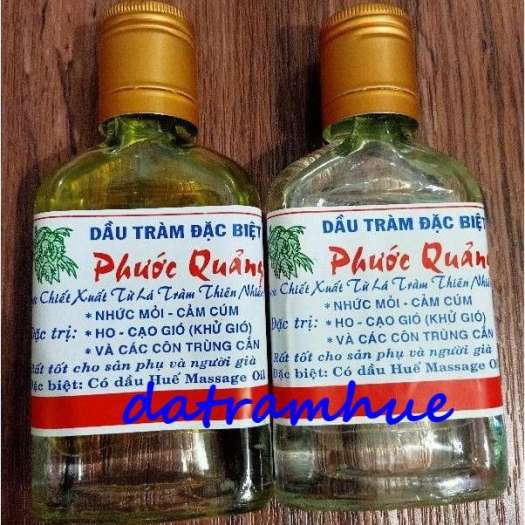 Dầu tràm Phước quảng  100ml , ĐẶC SẢN HUẾ
