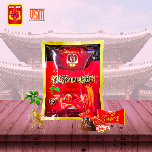 ( Combo 2 ) Kẹo Hương Vị Sâm -  Korean Red Ginseng Candy 200g