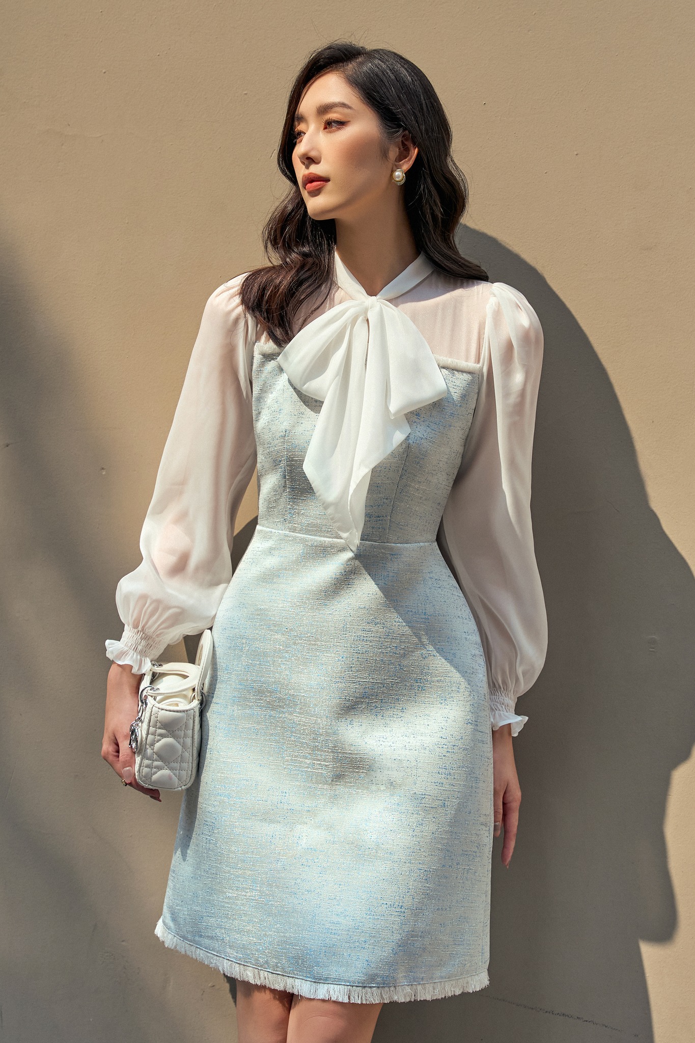 OLV - Đầm Kayden Tweed Dress