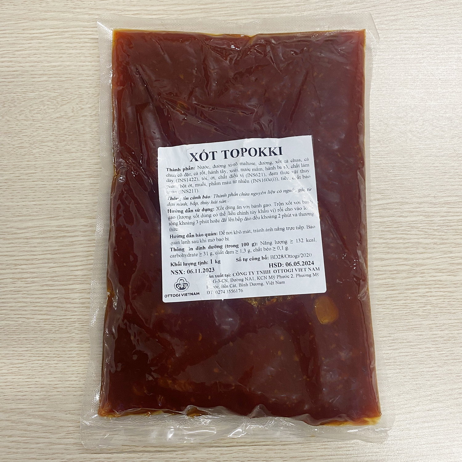 Sốt Tokbokki Hàn Quốc Otoki Gói 1Kg