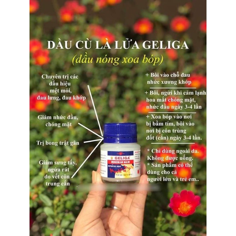 Dầu Cù Là Lửa Gelila 40g Thái Lan