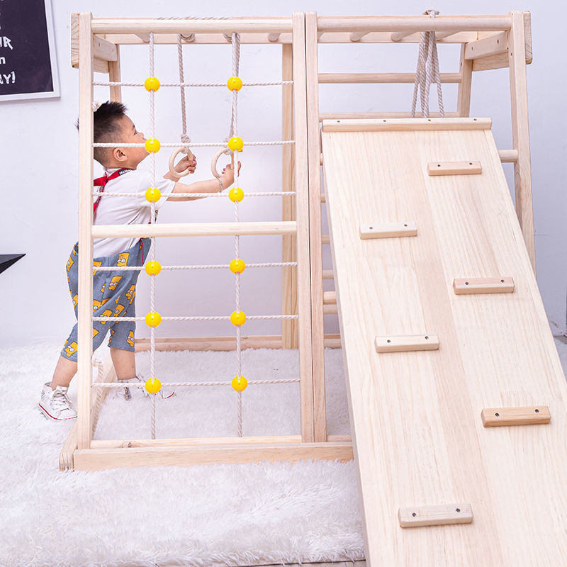 Xà đu đa năng vận động thể chất bằng gỗ