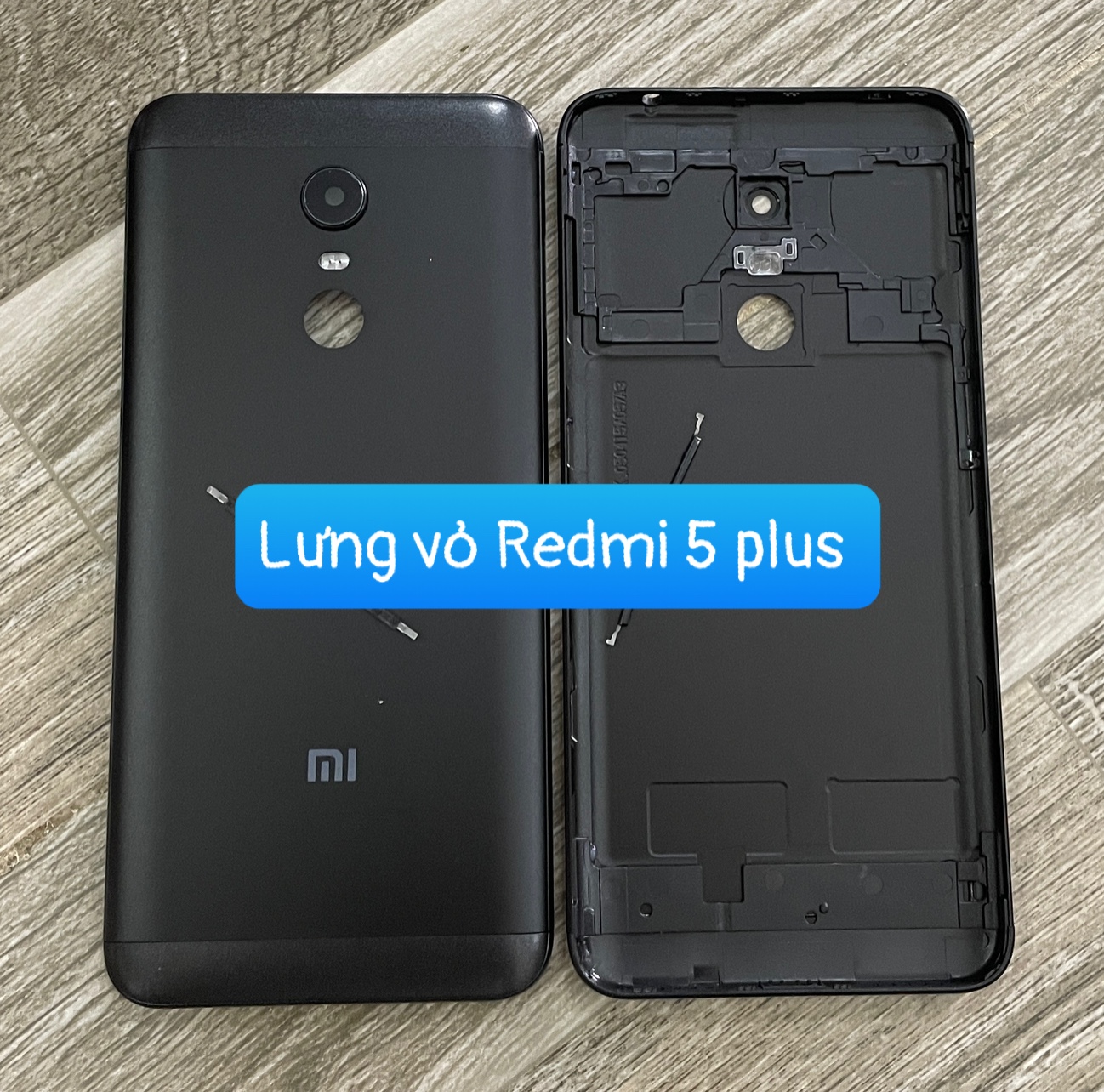 bộ xương vỏ xiaomi Redmi 5 plus , kèm khay sim