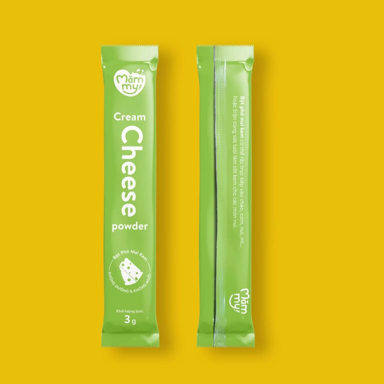 Phô mai tách muối Mămmy dạng bột rắc cơm, cháo cho bé ăn dặm từ 6 tháng. Date 3/2025