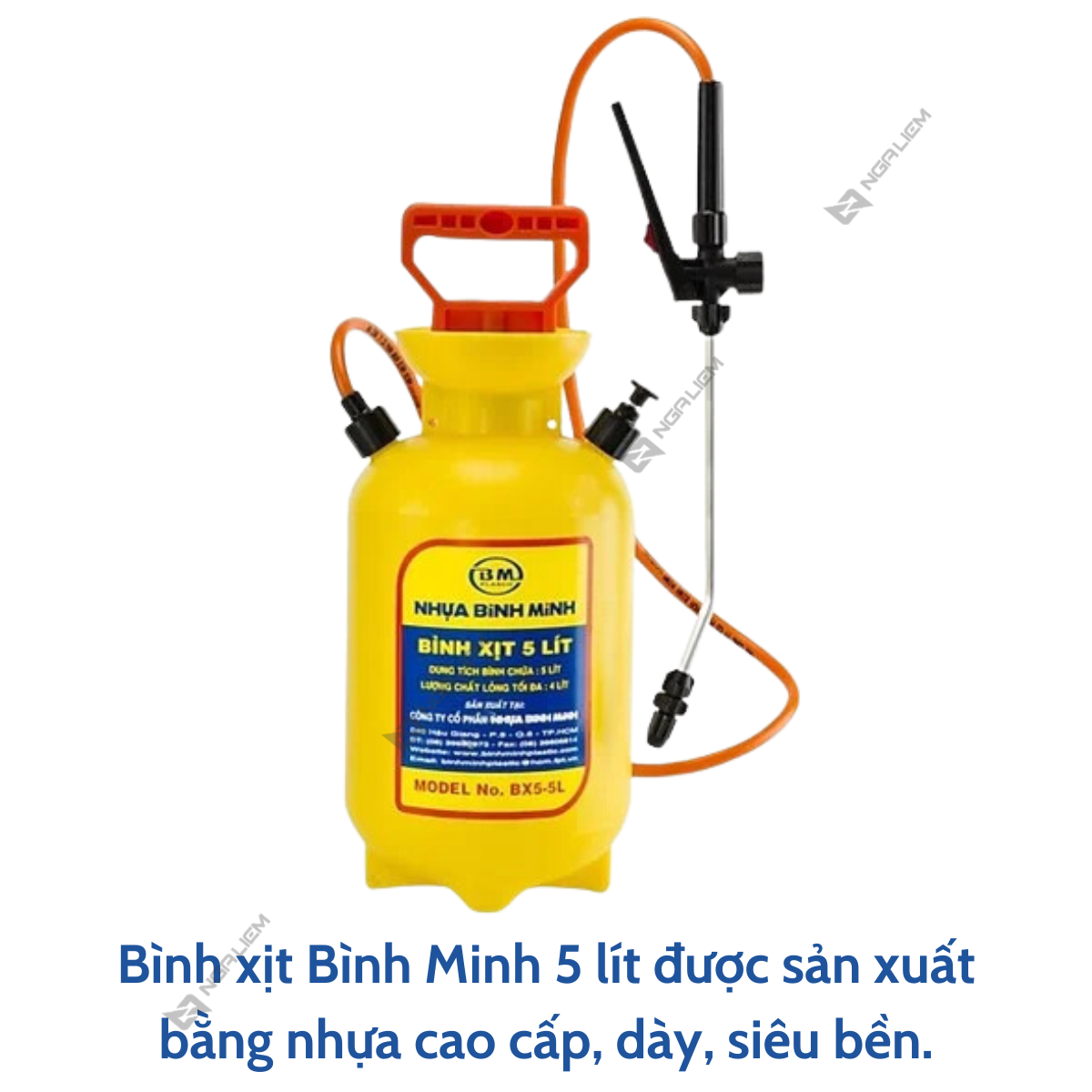 Bình xịt 5 Lít Bình Minh, dùng phun tưới [Hàng chính hãng]