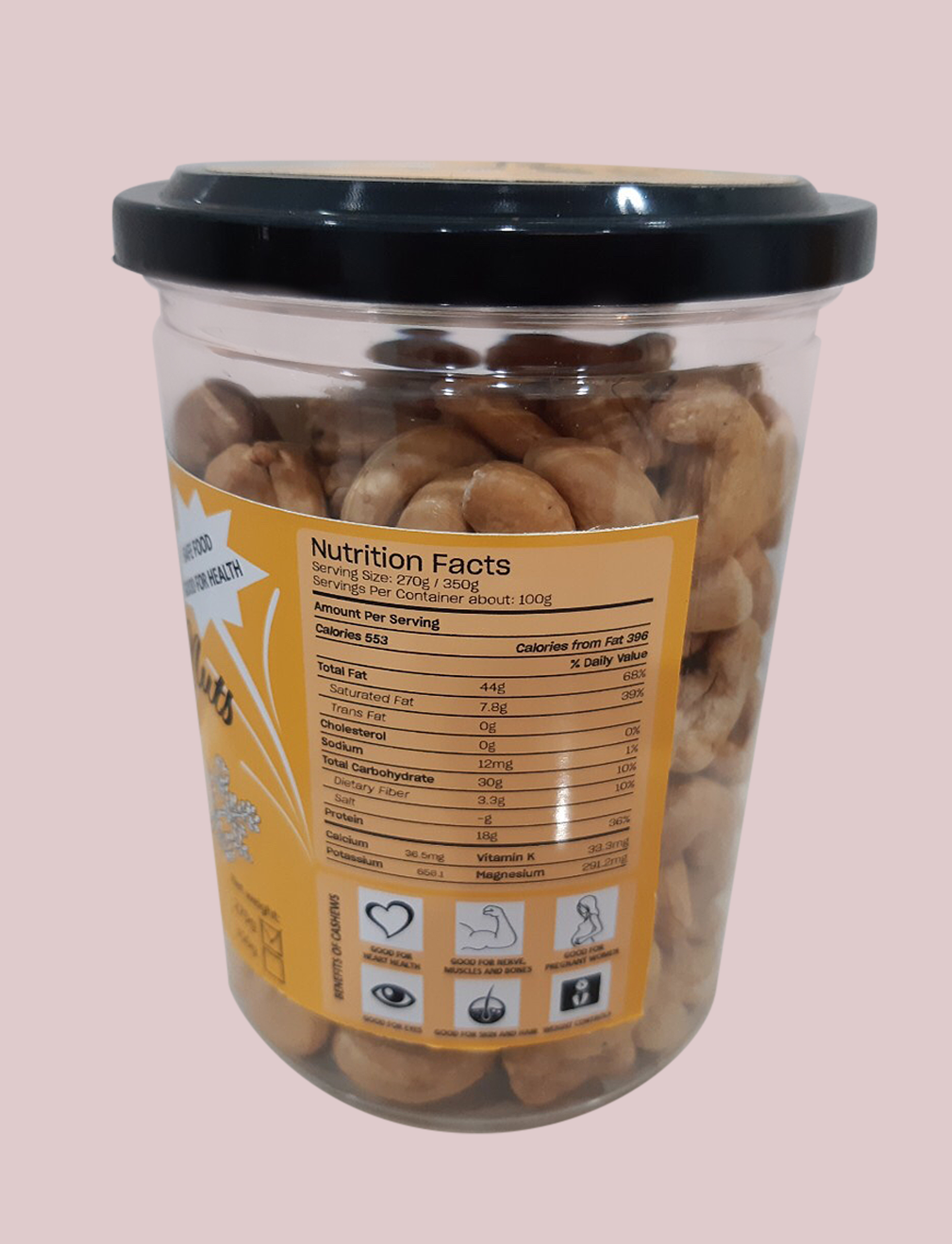 HẠT ĐIỀU NƯỚNG BÌNH PHƯỚC THƯƠNG HIỆU BIG TREE 270G