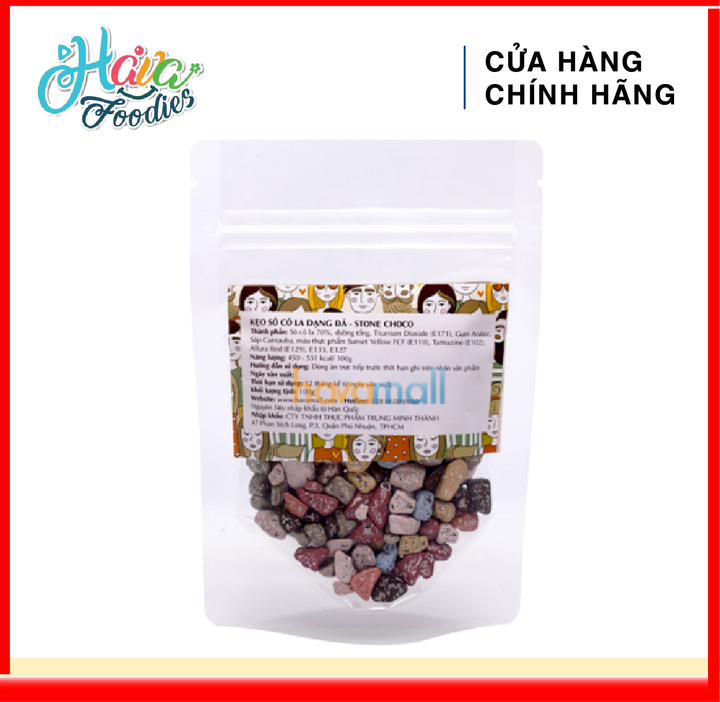 [Gói 500gr] Kẹo Socola Hình Viên Đá Hiệu Choco Rock